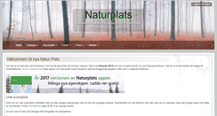 Desktop Screenshot of naturplats.com